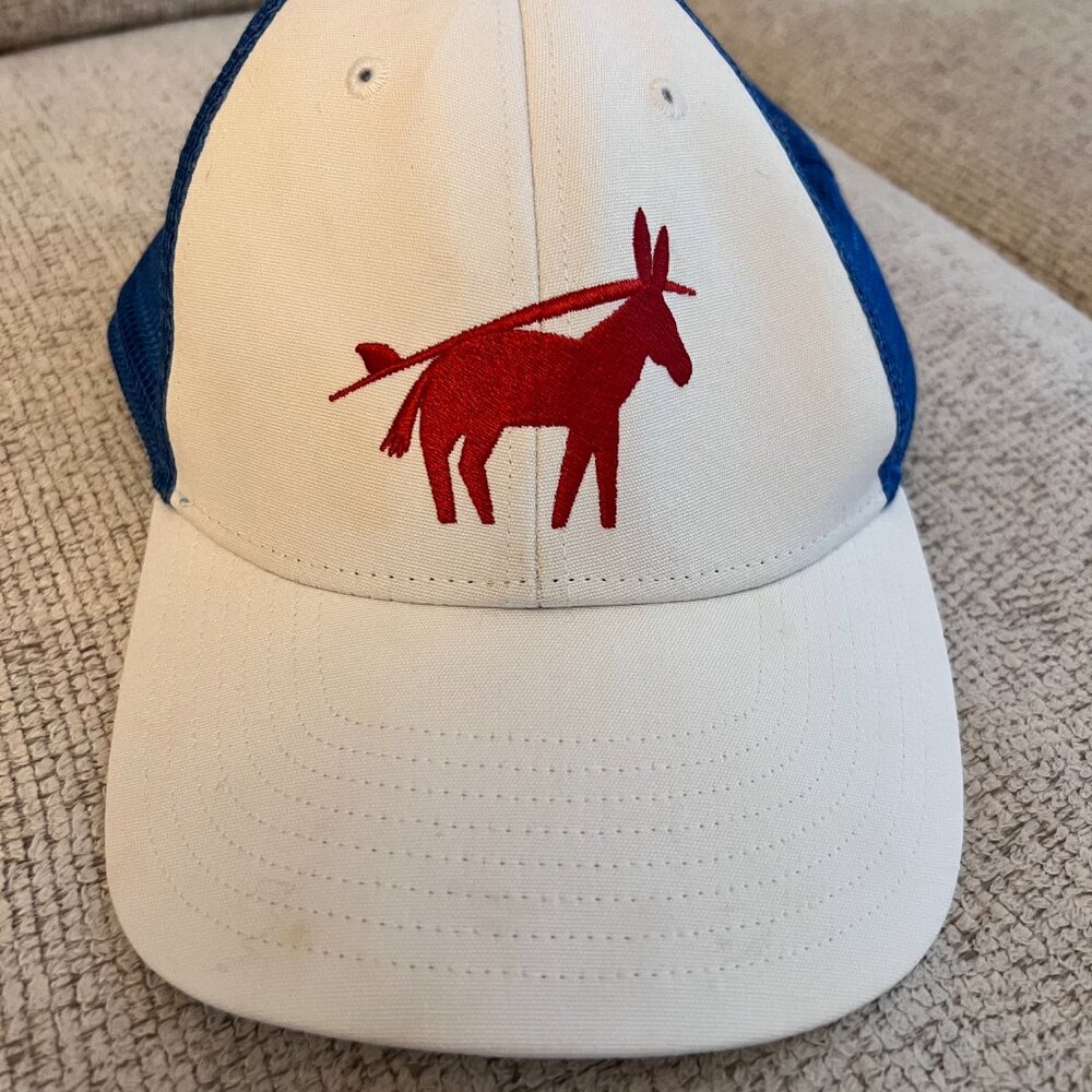 PATAGONIA Trucker Hat Embroidered Burro Surfboard Limited Edition 2015